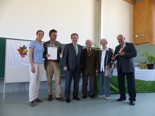 gruppenfoto mit minister
